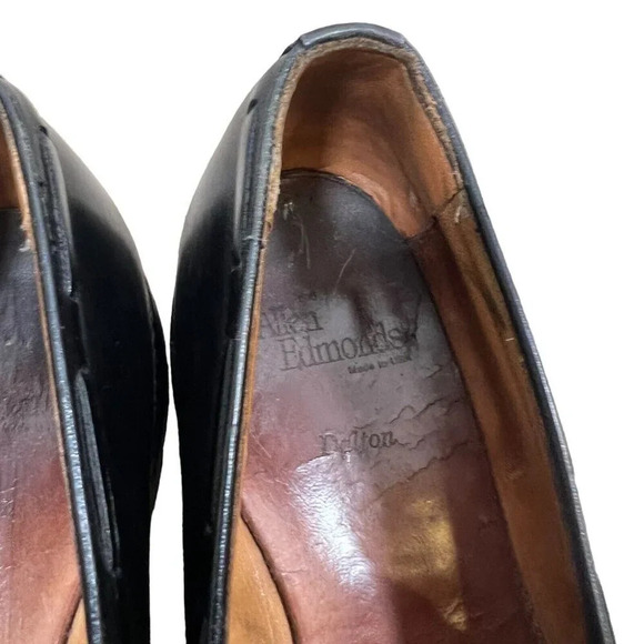 Allen Edmonds Dalton Kilite Tassel Loafer Shoe Mens Size 10 Black Leather - Picture 3 of 13